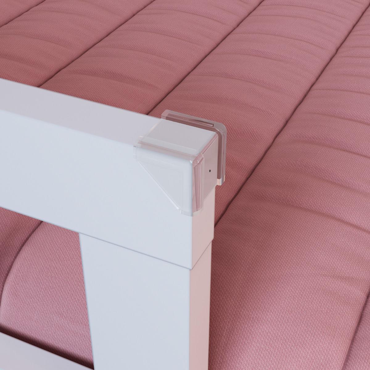 Cama Infantil Montessoriana Solteiro Affetto Branco Completa Móveis