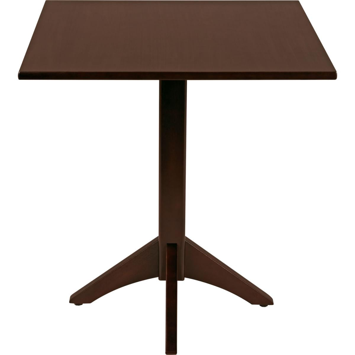Mesa de Madeira Tramontina London Coluna Central Quadrada em Tauarí Tabaco 4 Lugares 70 cm