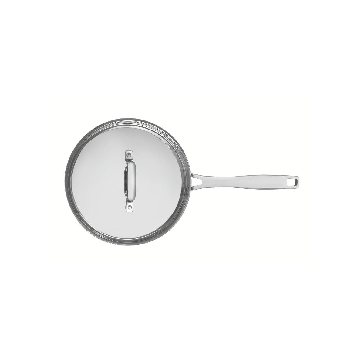 Panela Tramontina Grano em Aço Inox 16 cm 1,7L Fundo Triplo Compatível com Indução