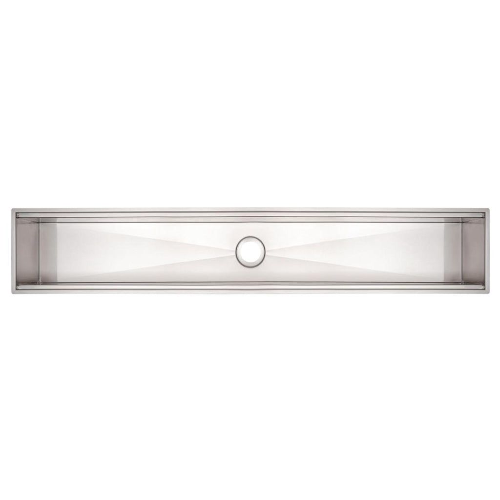 Canal Organizador Aço Inox Tramontina para Sobrepor Scotch Brite 105x18 cm