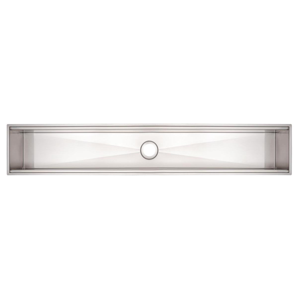 Canal Organizador Aço Inox Tramontina para Sobrepor Scotch Brite 105x18 cm