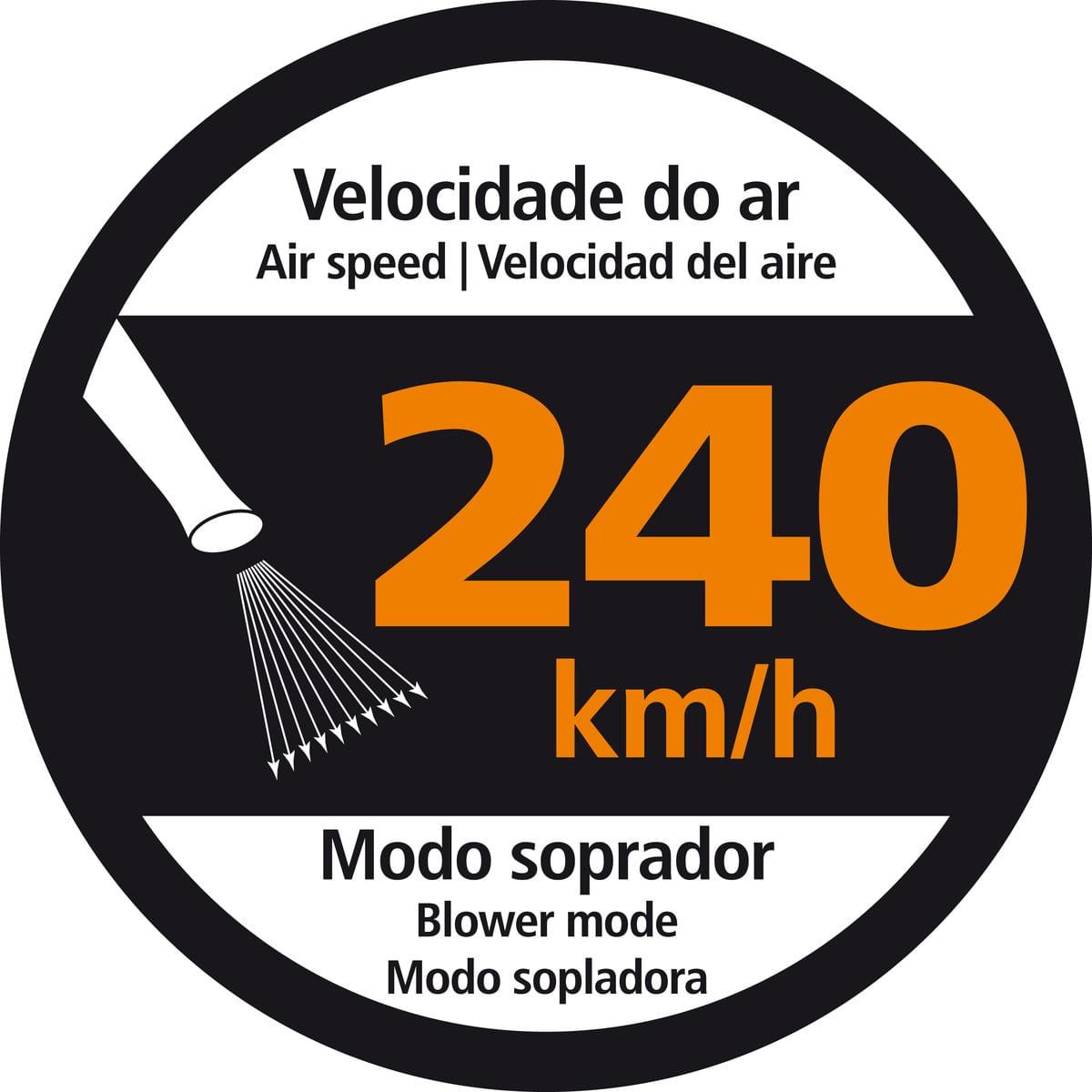 Soprador e Aspirador de Folhas a Gasolina Tramontina SAC27 com Motor de 2 Tempos 1 hp 27 cc 79895270