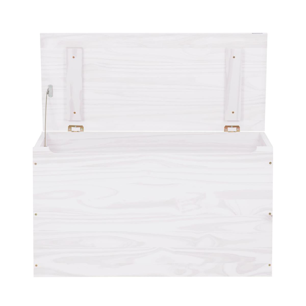 Baú Multiuso Tramontina em Madeira Maciça Branco 75x34x42 cm