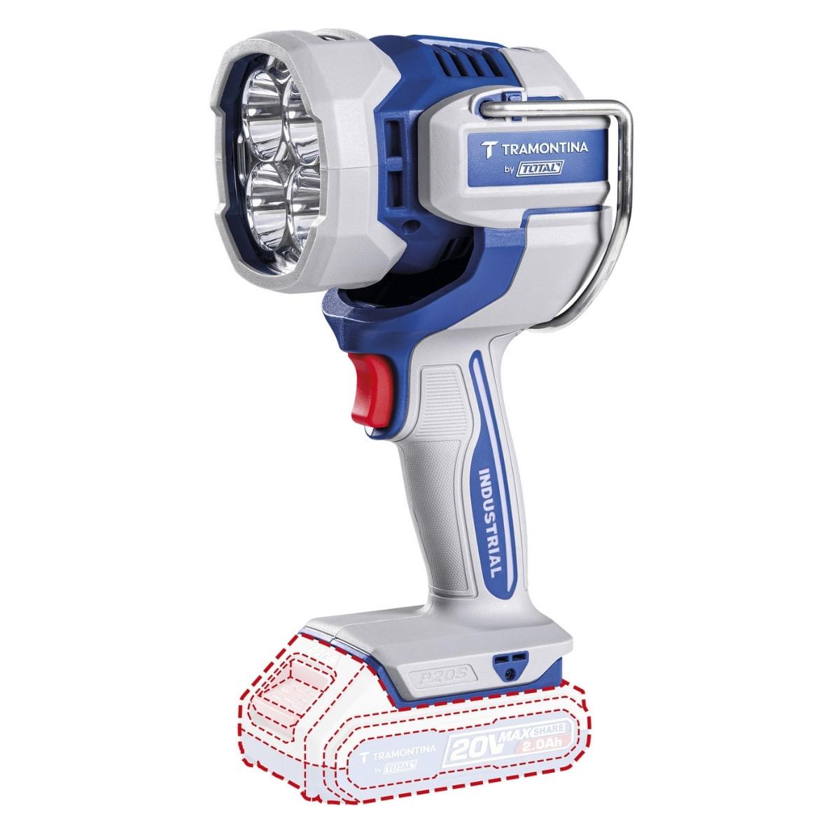 Lanterna LED 20V 22,5W Tramontina Sem Bateria e Carregador