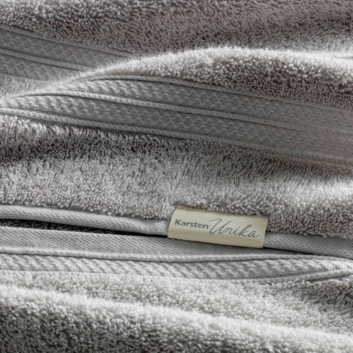 Jogo de Banho Gigante Karsten 100% Algodão 5 peças Unika Cinza Urbano 86X150 cm