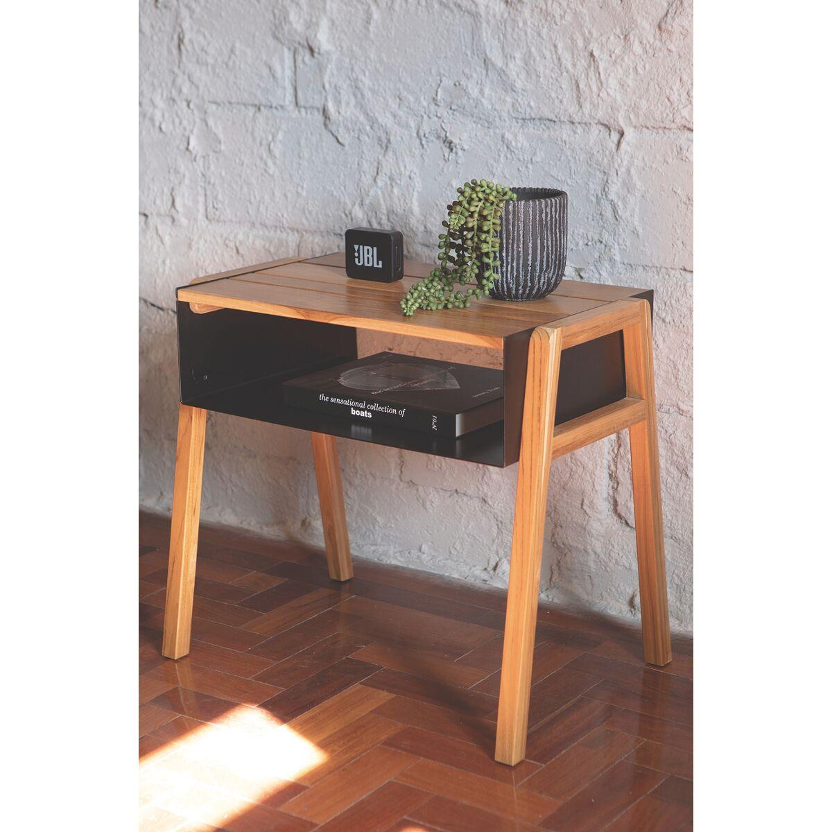 Mesa de Apoio Multiuso Tramontina Verona em Madeira Teca Verniz Incolor