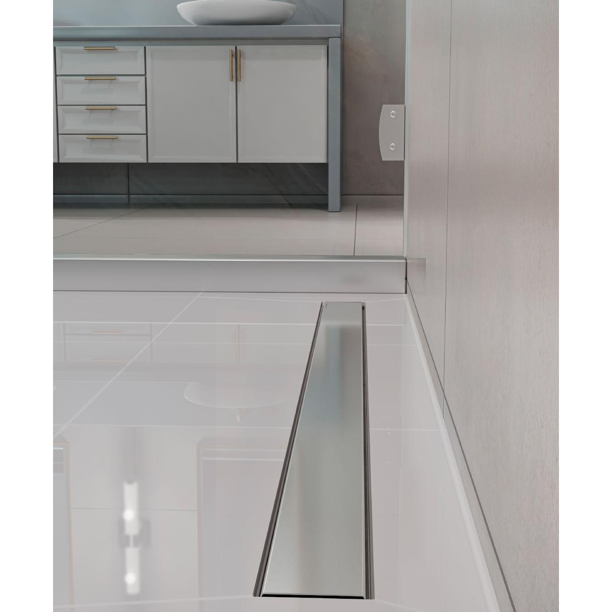 Ralo Neo Square Tramontina com Tampa em Aço Inox 10x10 cm