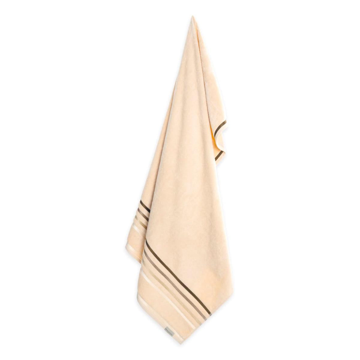 Toalha de Banho Karsten Fio Penteado Lumina Areia Marrom 140X70 cm