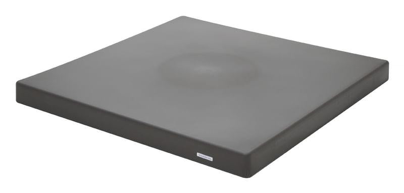 Tampo Geo Quadrado 59x59cm Marrom Tramontina