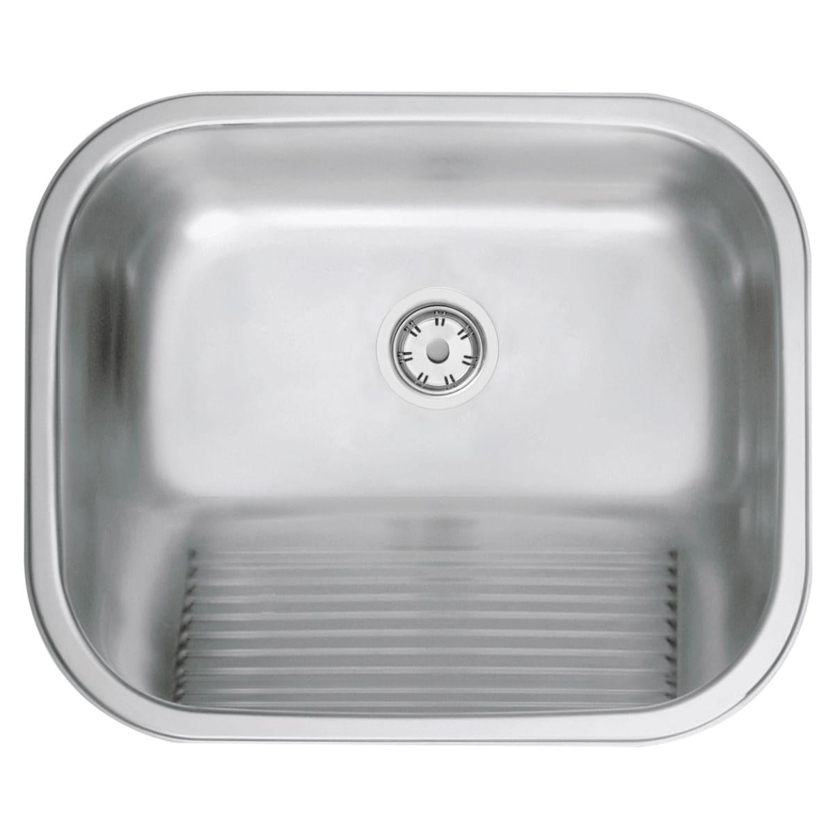 Tanque Tramontina Hera 34 L em Aço Inox Acetinado 50 x 40 cm com Válvula