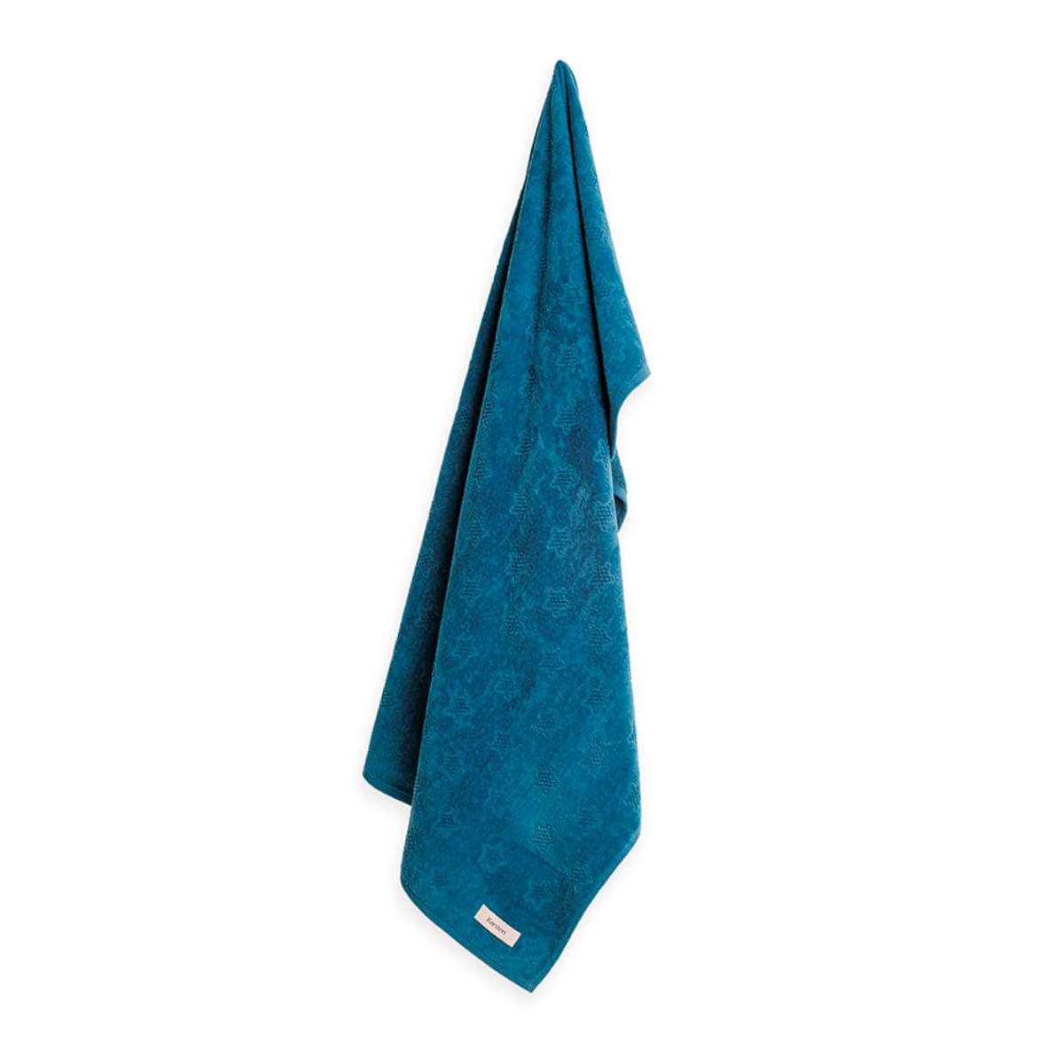 Toalha de Banho Infantil Karsten Estelar Índigo Azul  66x140 cm