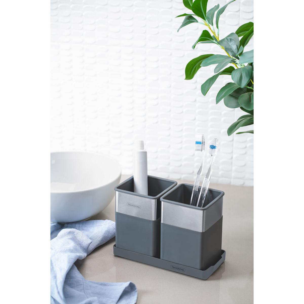 Organizador Multiúso Tramontina Aço Inox e Poliestireno Simétrico