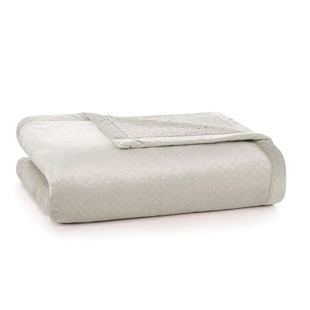 Cobertor King de Sherpa e Flanel Fleece Karsten 290x260 cm Eliot Seda