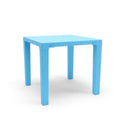 Mesa Niala Quadrada Azul Celeste 80cm em Polipropileno Plaxmetal