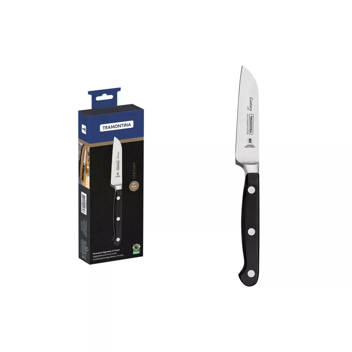 Faca para Legumes e Frutas Tramontina Century Inox 3 Polegadas