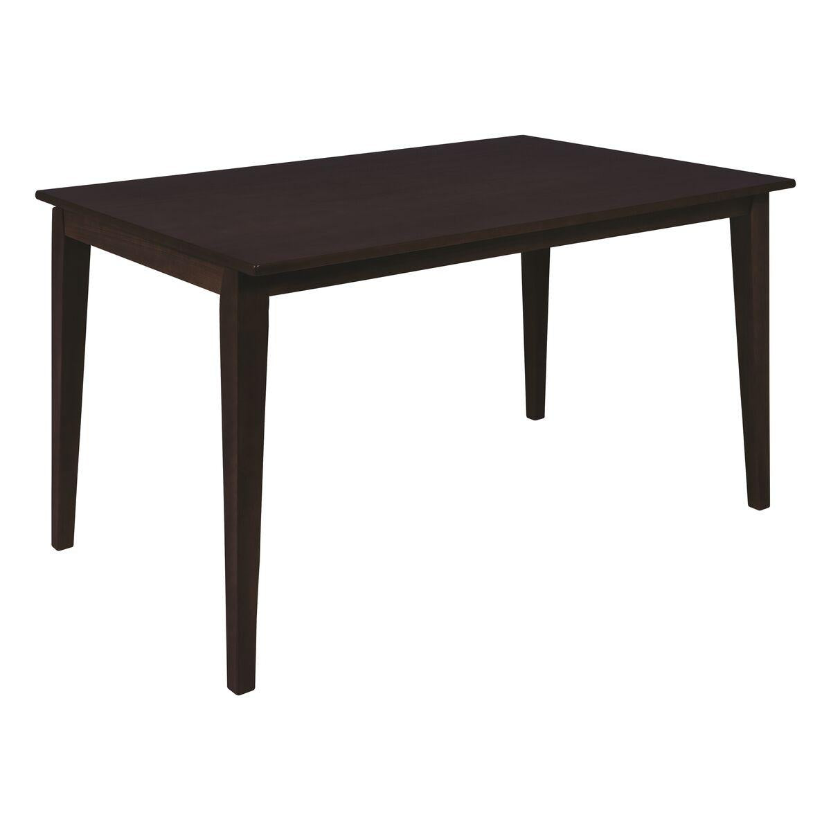Mesa de Madeira Tramontina London Retangular 120 cm em Tauarí Tabaco 6 Lugares