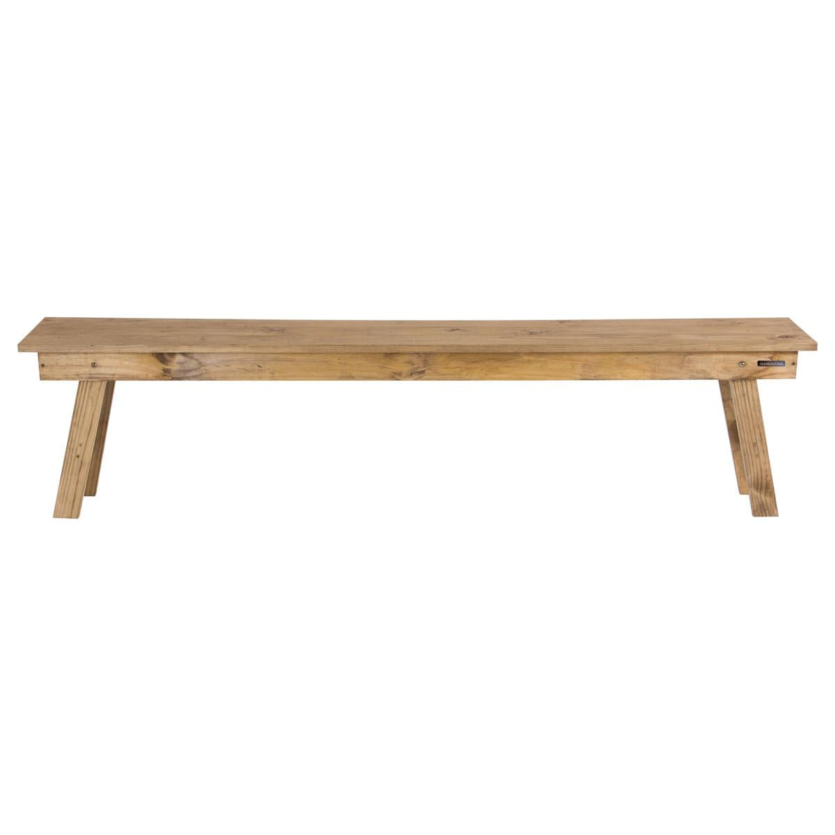 Banco Dobrável Naturalle Rústico 200 x 30 cm Tramontina
