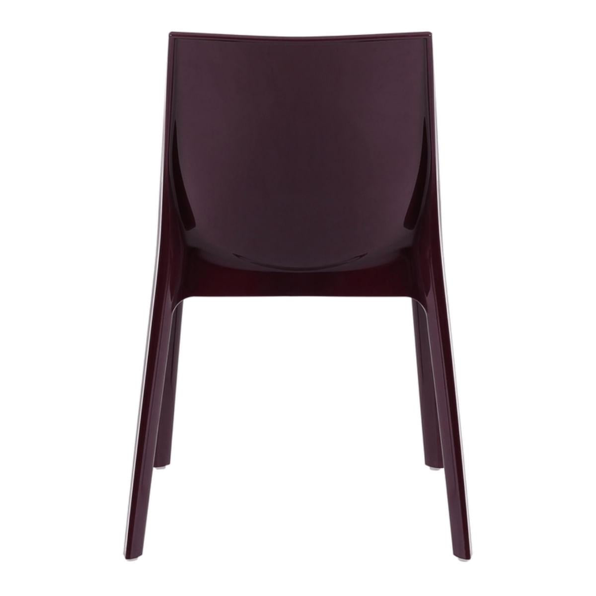 Cadeira Tramontina Alice Vermelho Garnet Brilho em Polipropileno