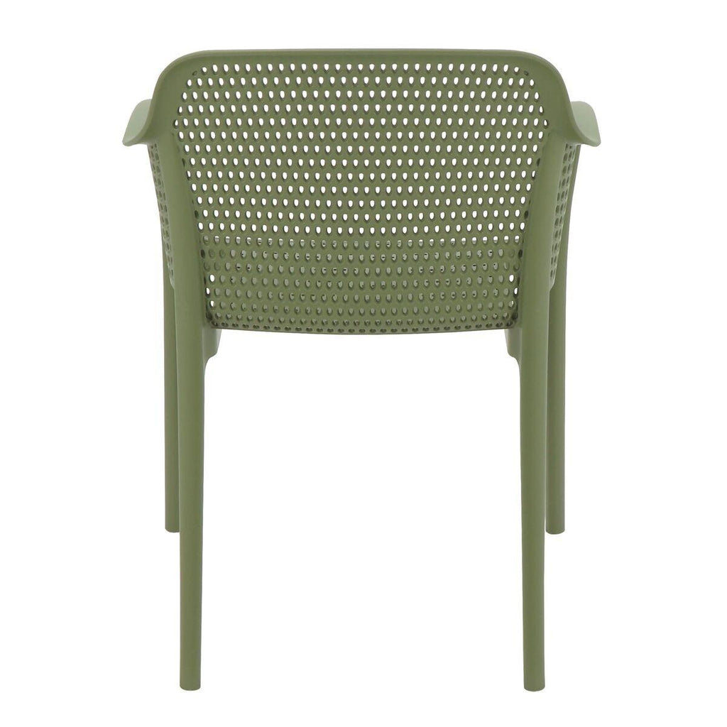 Cadeira Tramontina Gabriela Eco em Polipropileno Oceano +Clean Verde Oliva