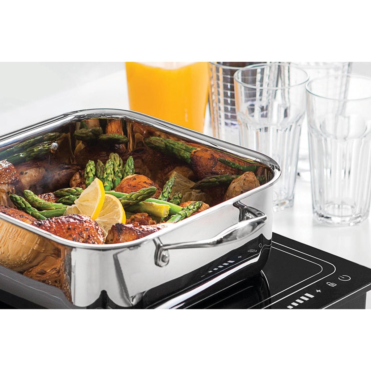 Caçarola Quadrada em  Aço Inox  7,3 L Trix Tramontina 62824264