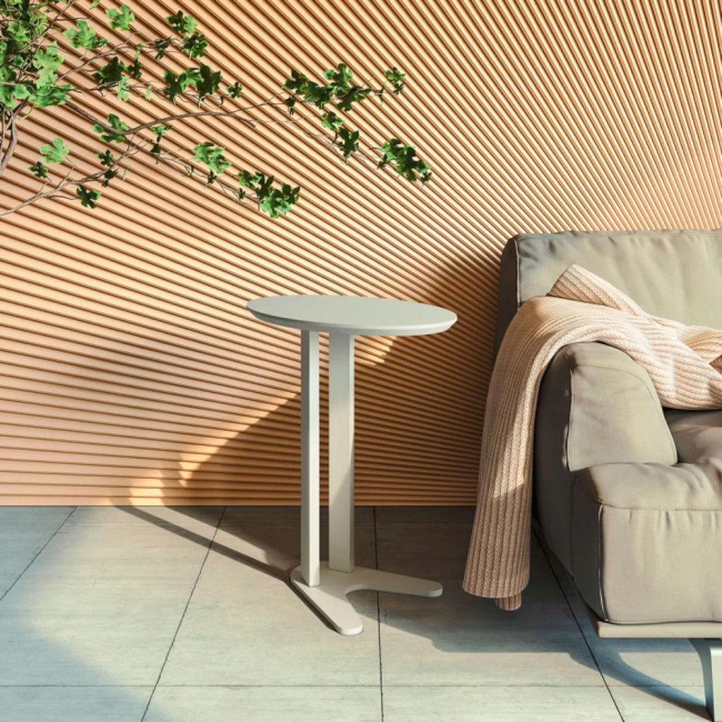Mesa Lateral em MDF 60 cm Off White TB604WW Dalla Costa