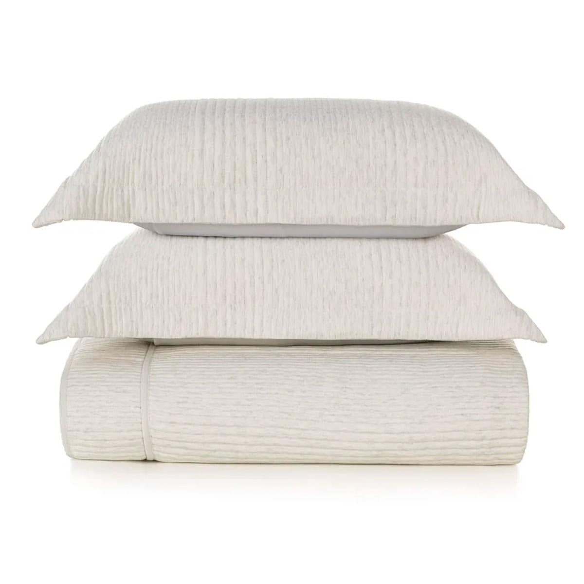 Colcha Casal Karsten com 2 Porta-travesseiros Dantas Branco