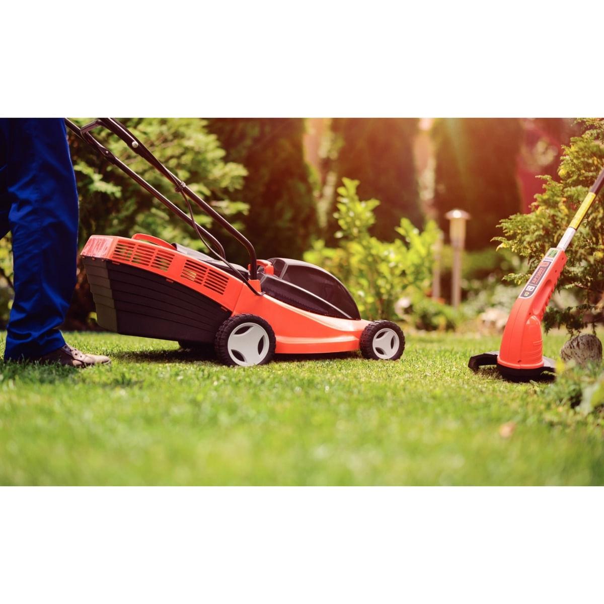 Cortador de Grama Elétrico Tramontina CE35P 1300W 220V Corte 35cm com Coletor