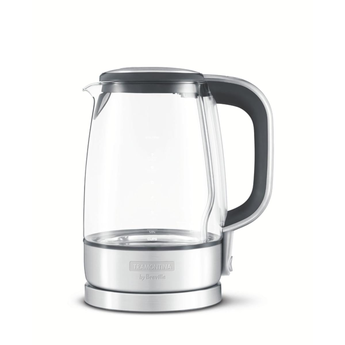 Chaleira Elétrica Tramontina by Breville Transparenza em Aço Inox com Jarra de Vidro 1,7 L 127 V