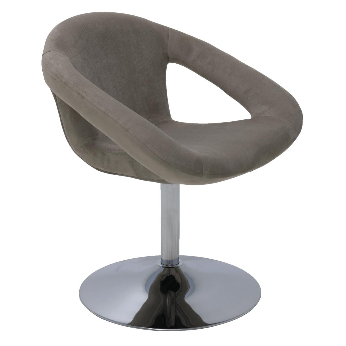 Cadeira Tramontina Delice Estofada Cinza em Polietileno com Base Central 92706211