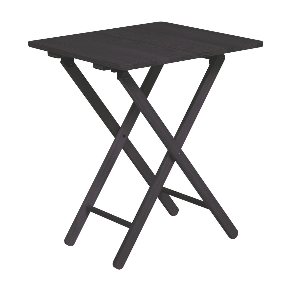 Mesa Dobrável Aconchego Tramontina em Madeira 60 x 60 x 75 cm Tabaco