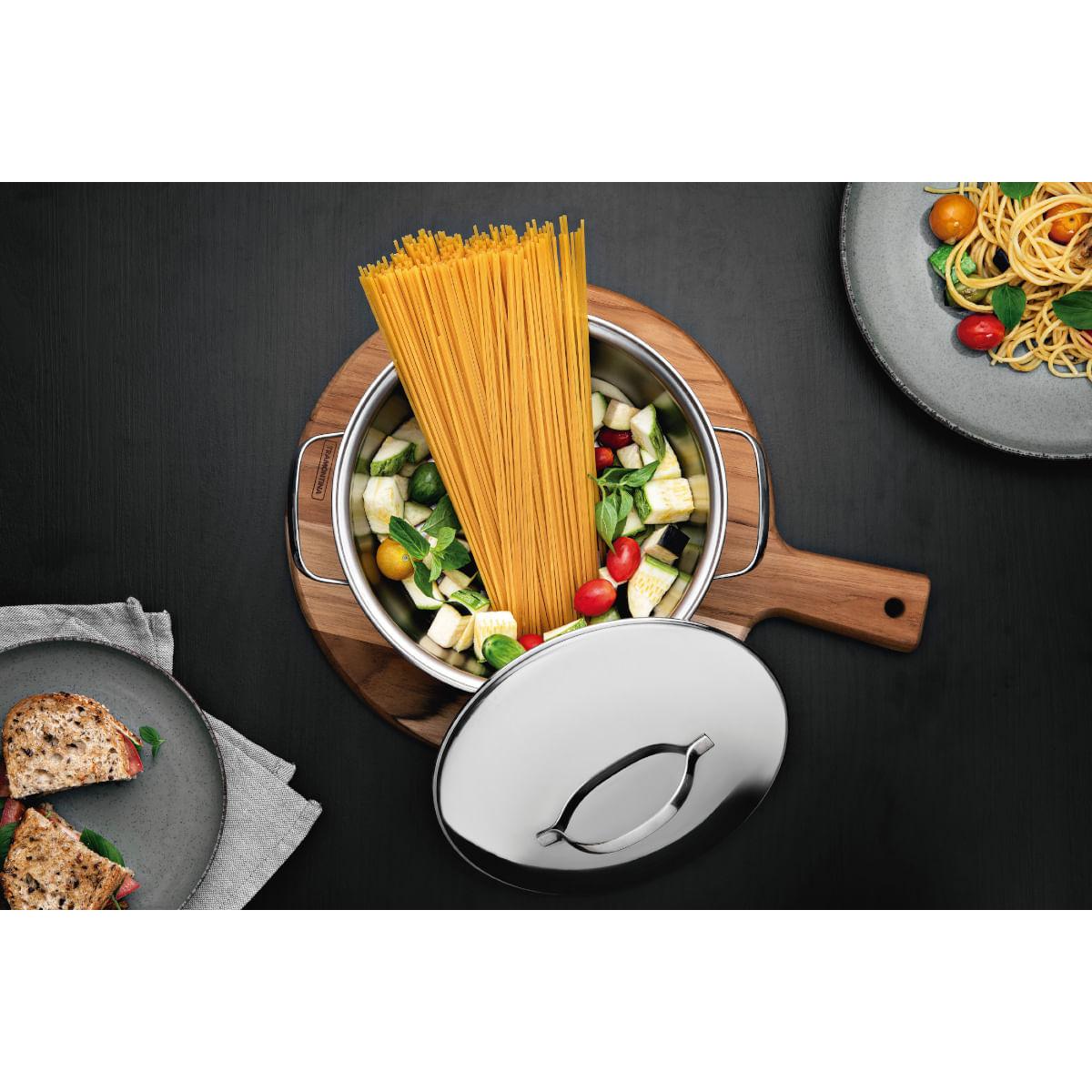 Caldeirão Tramontina Allegra Aço Inox 20 cm 4,4 Litros