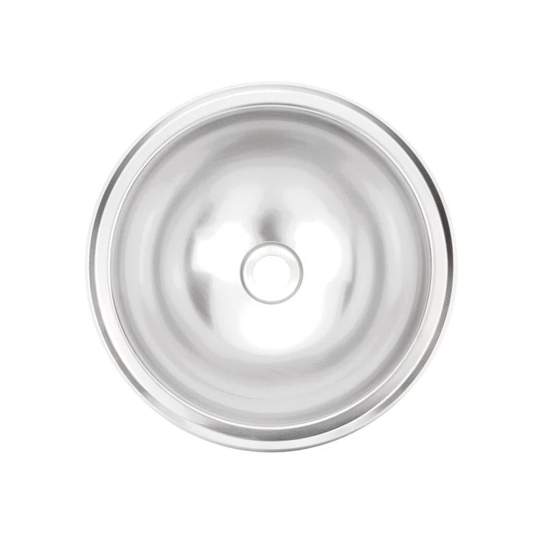 Cuba de Encaixe Redonda Inox Acetinado 24x10cm Tramontina 94101107