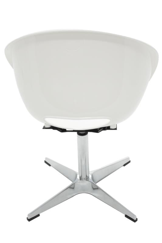 Cadeira Elena branca base X Tramontina