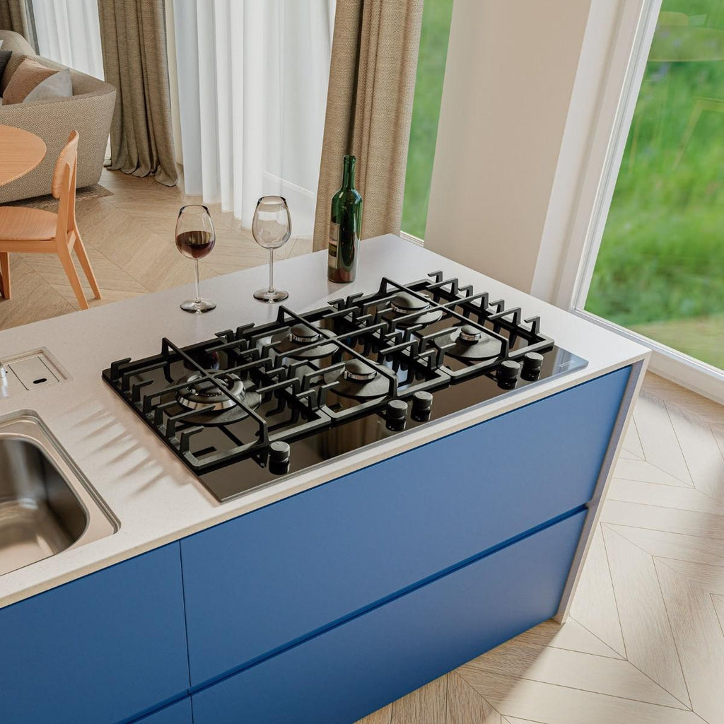 Cooktop à Gás Tramontina Penta Plus 5GG Tri He Safestop 90 cm 5 Queimadores