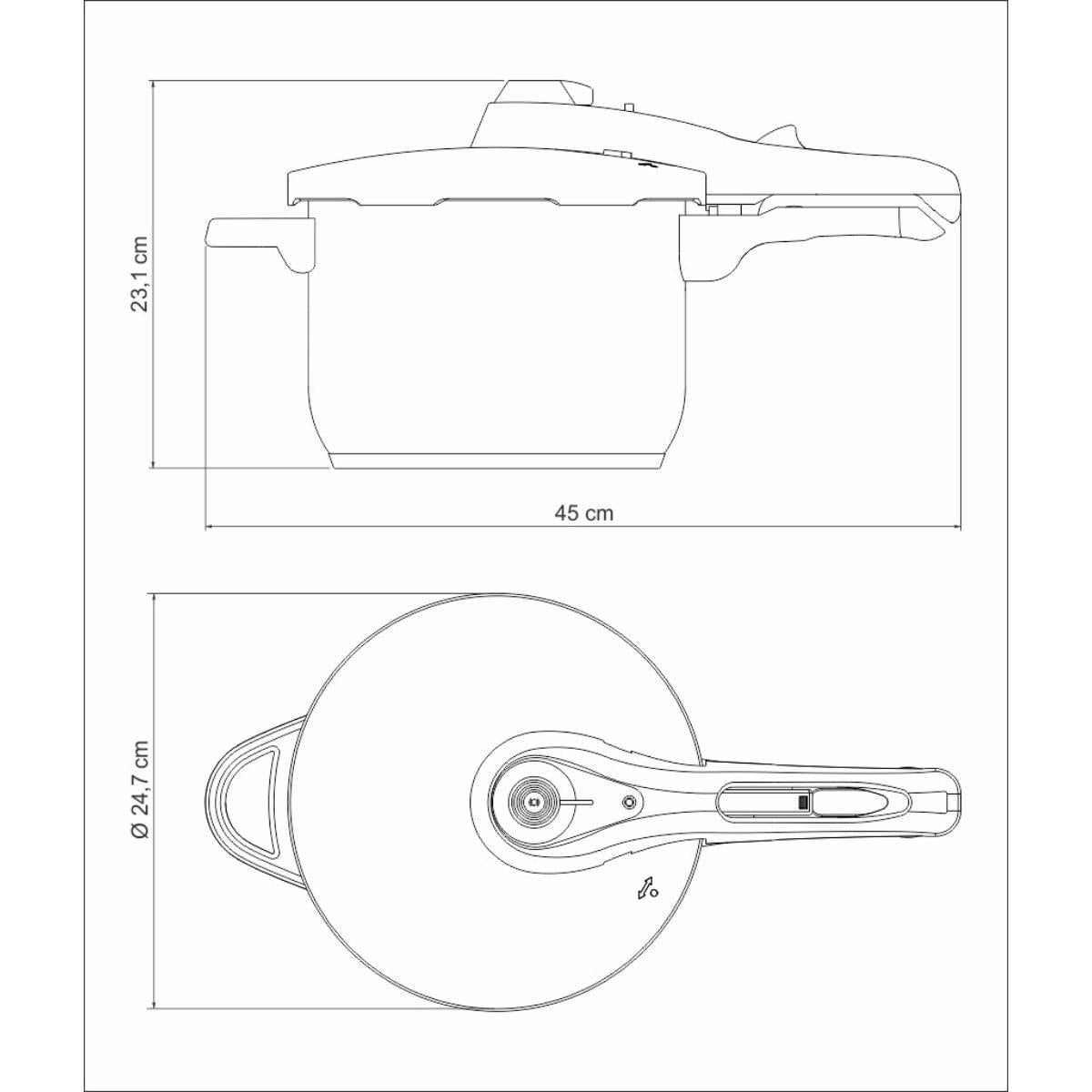 Kit Jogo de Panelas Tramontina Solar 7 Peças Aço Inox Indução