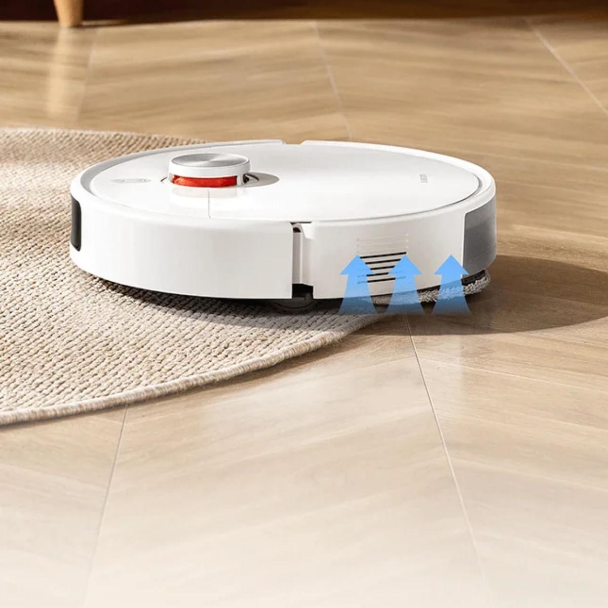 Robô Aspirador de Pó Xiaomi S40 Pro com Mop Giratório Branco Homologado Anatel