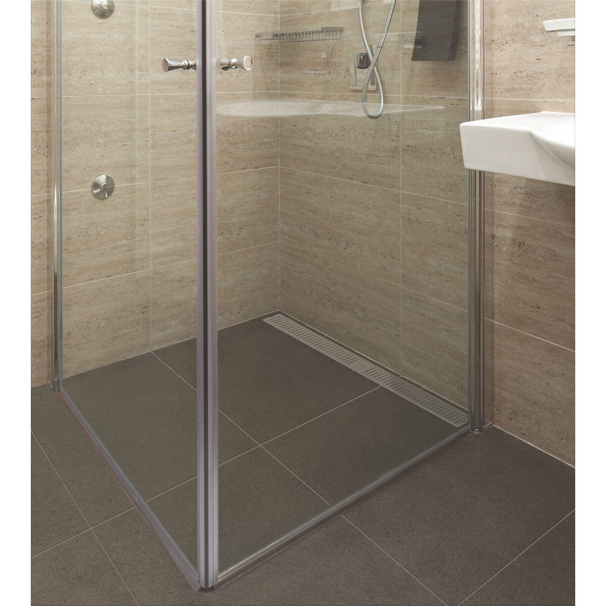 Ralo Slim Tramontina em Aço Inox 90 x 7 cm