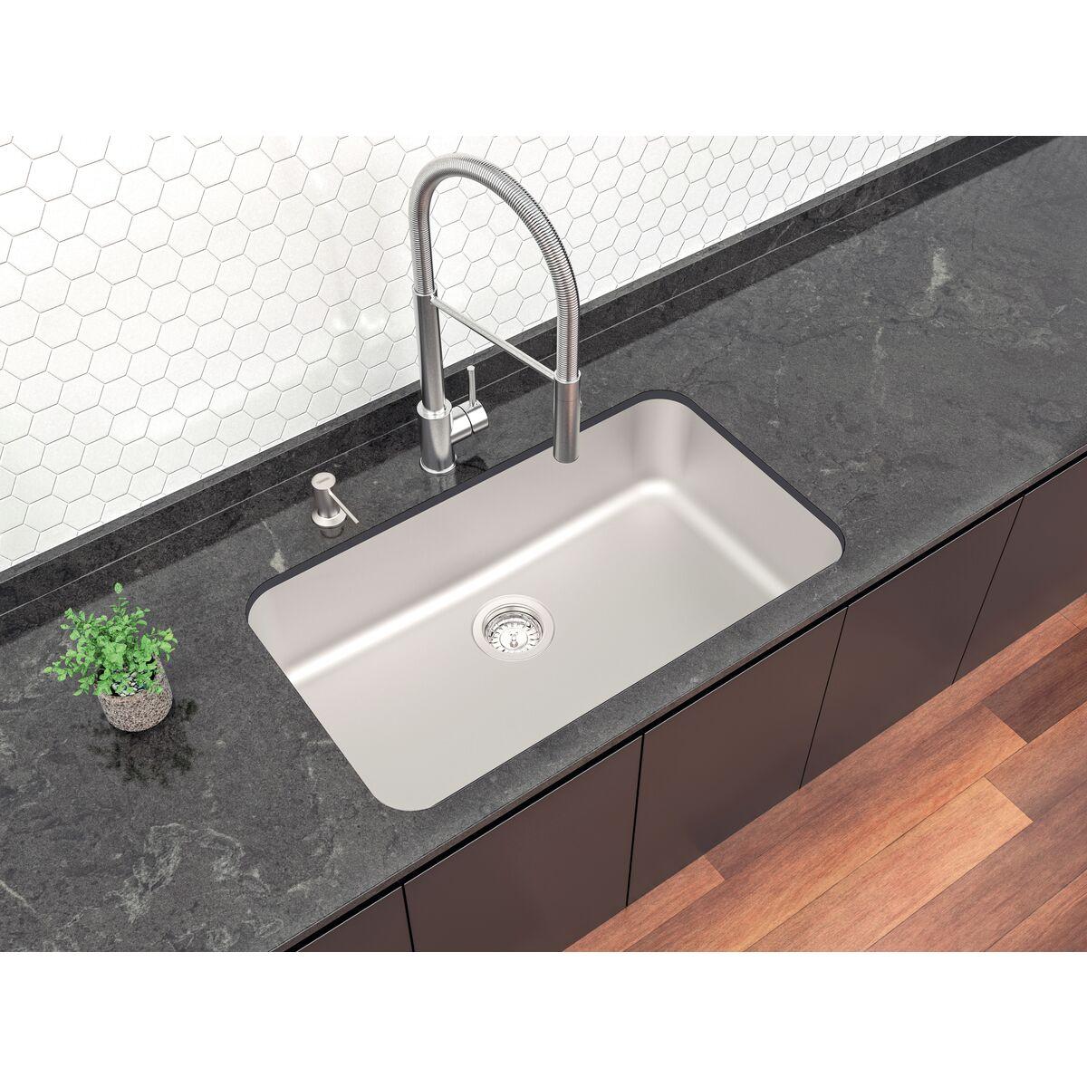 Cuba de Embutir Tramontina Dora 70 BL R6 em Aço Inox Acetinado 70x40x20 cm