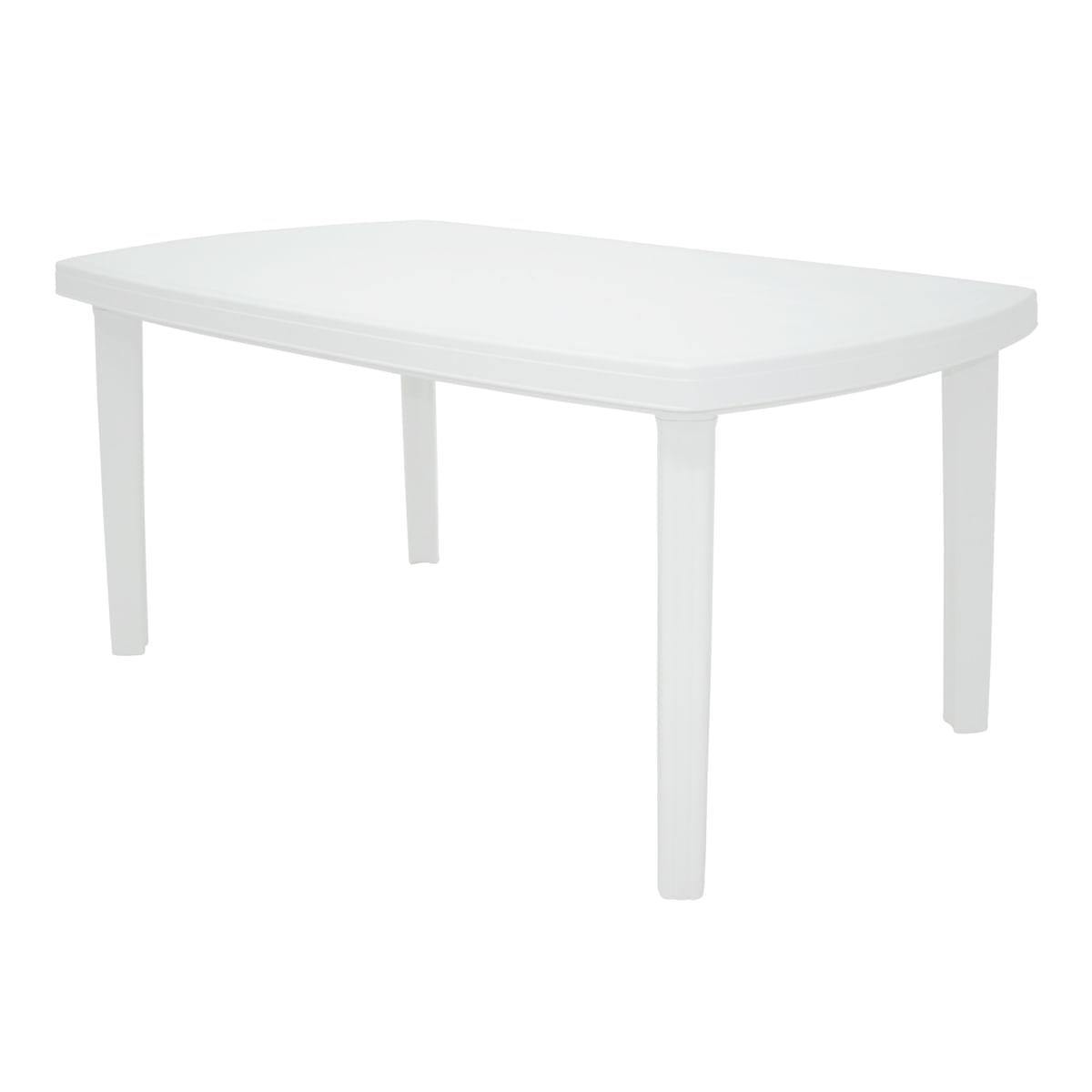 Mesa Tramontina Iporanga Branca em Polipropileno 158 x 93 cm