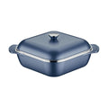 Caçarola Tramontina Quadrada Lyon em Alumínio Starflon 28 cm 5,5 L Azul Elementar