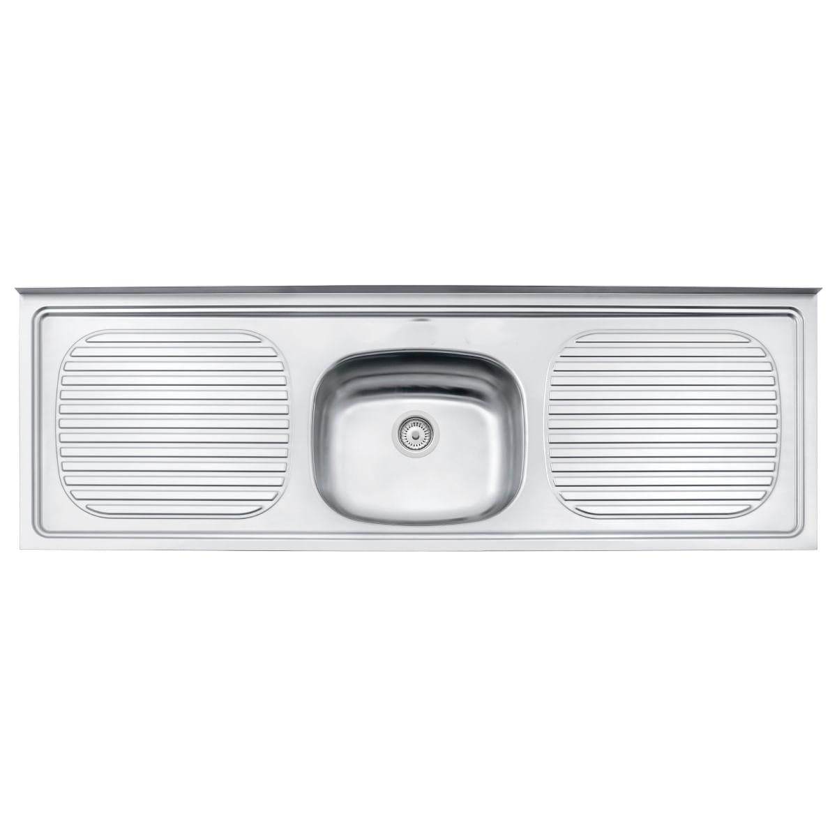 Pia de Apoio Tramontina Stratta 40 FX em Aço Inox 150 x 50 cm