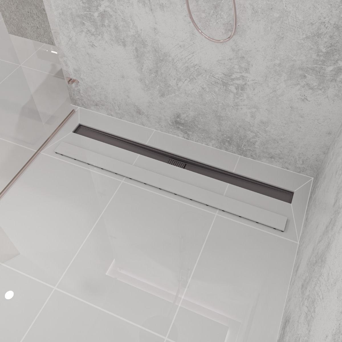 Ralo Neo Hidden Tramontina com Tampa em PVC 10x10 cm
