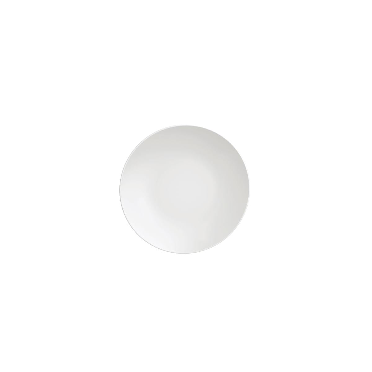 Prato Sobremesa Tramontina Leonora HO em Porcelana Branca 19 cm