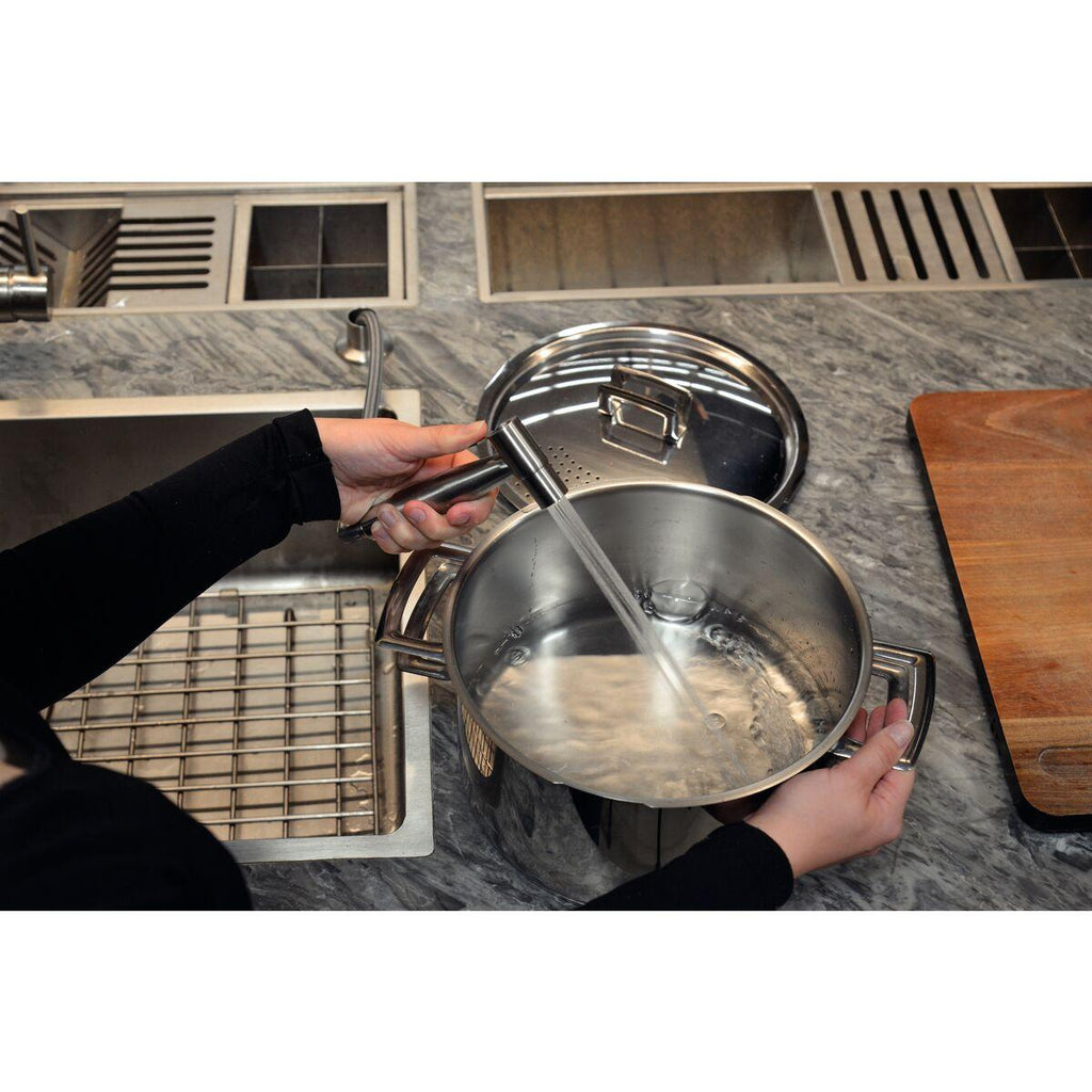 Ducha Manual Tramontina em Aço Inox para Pia de Cozinha