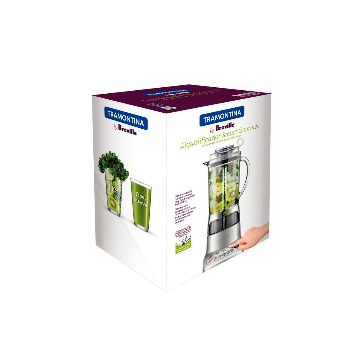 Liquidificador Tramontina by Breville Smart Gourmet com Copo Tritan 1100 W 1,5 L