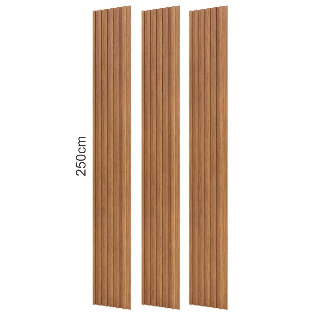 Painel Ripado em MDF 134x250 cm Freijó PA75JJ Dalla Costa