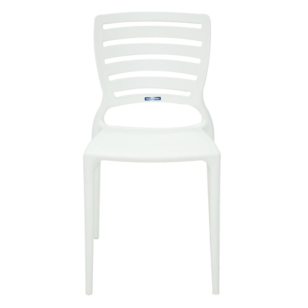 Cadeira Sofia encosto horizontal branca Tramontina 92237010