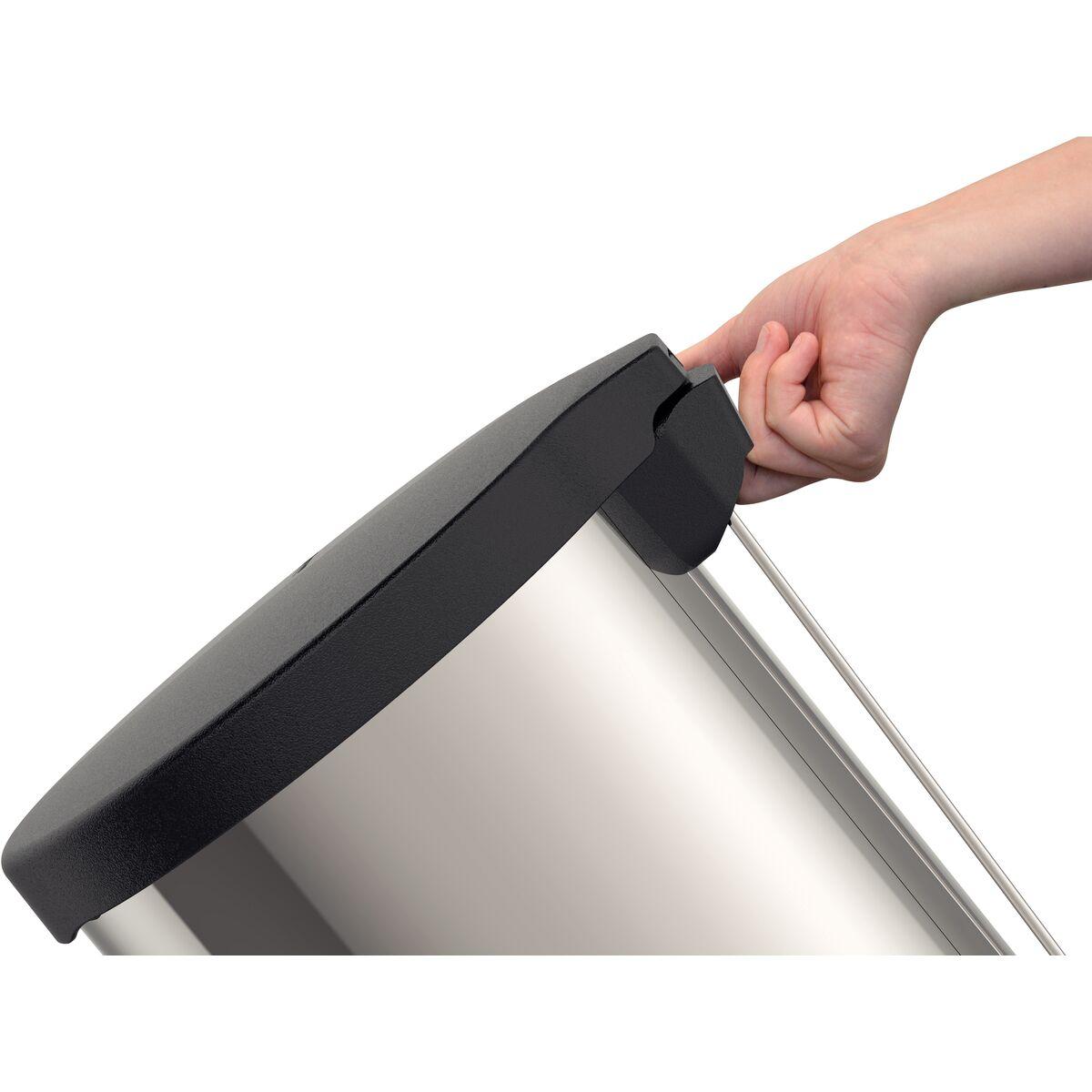 Lixeira Inox com Pedal 30 Litros New Tramontina com Tampa Plástica