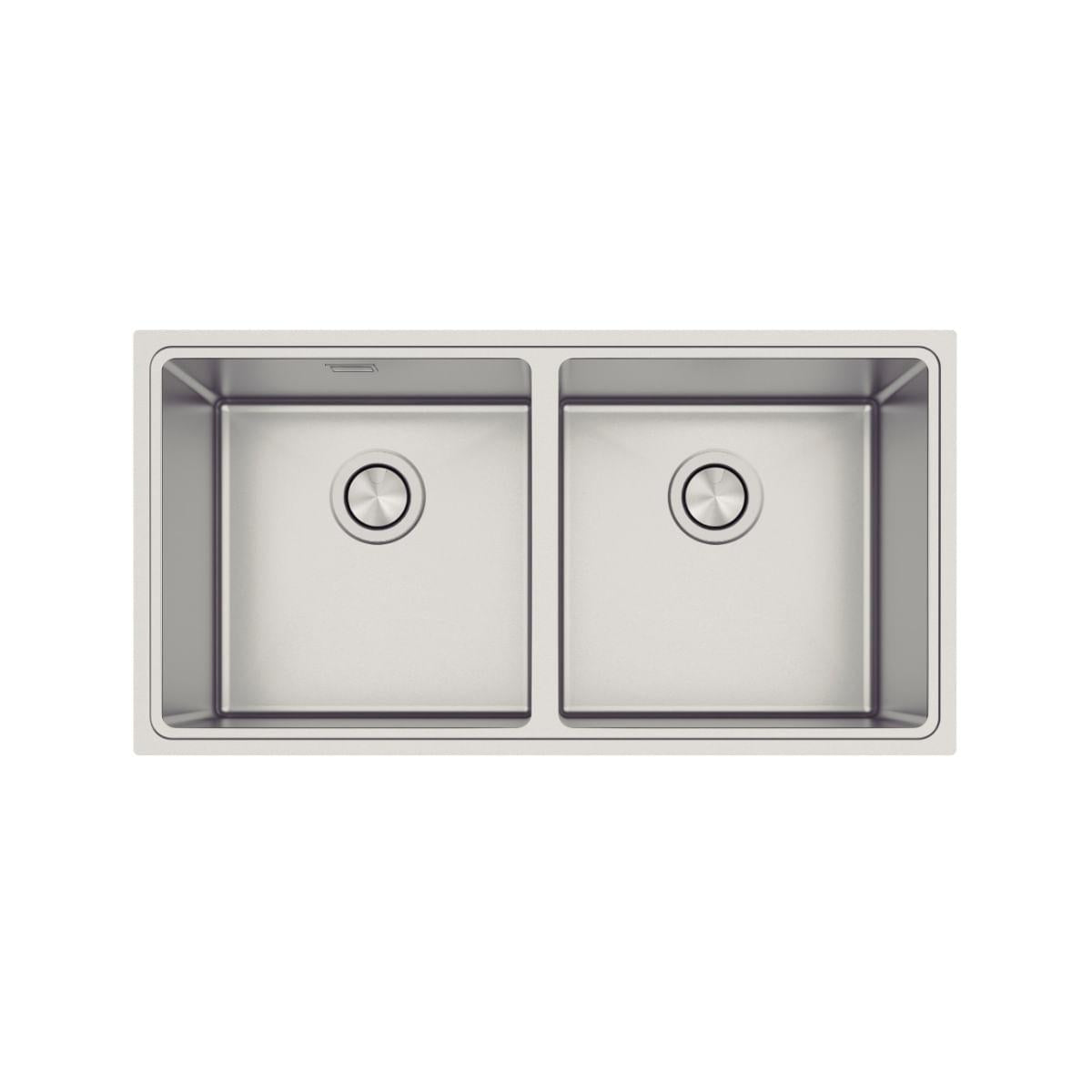 Cuba Tramontina Quadrum 2C 40 Aço Inox 89x46 cm Acetinado Outlet