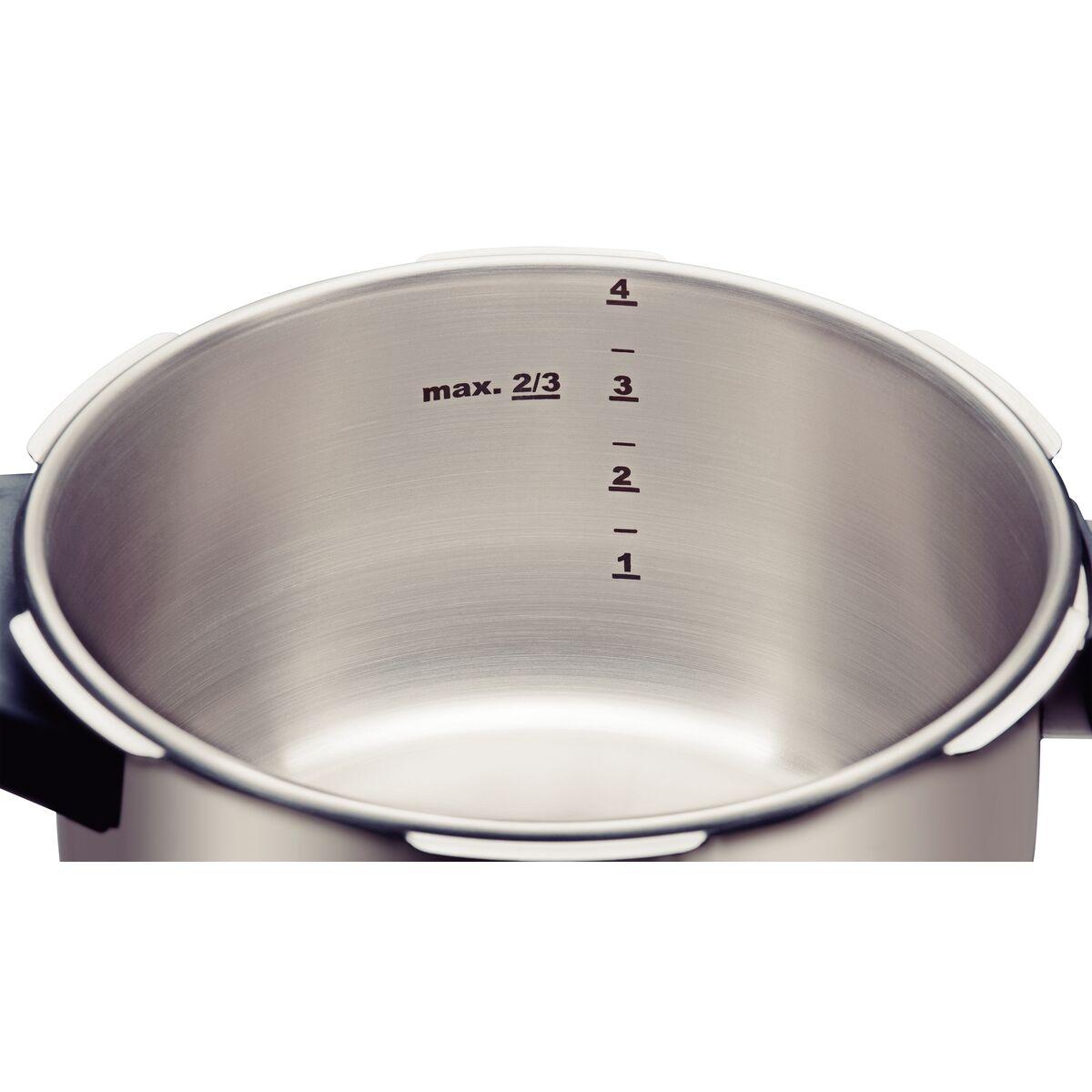 Panela de Pressão Tramontina Solar em Aço Inox 22 cm 4,5 Litros 5 Dispositivos de Segurança